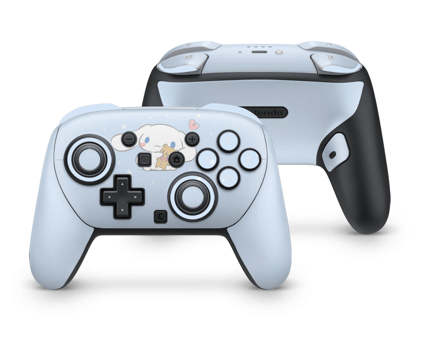 Lux Skins Nintendo Switch 2 Pro Controller Cinnamoroll Baby BlueSkins - Pop culture Cinnamoroll Skin
