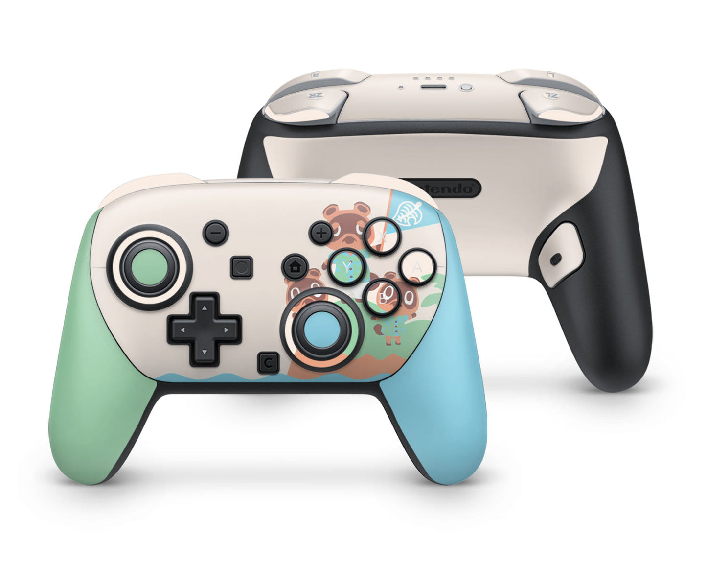 Lux Skins Nintendo Switch 2 Pro Controller Animal Crossing New HorizonsSkins - Pop culture Animal Crossing Skin
