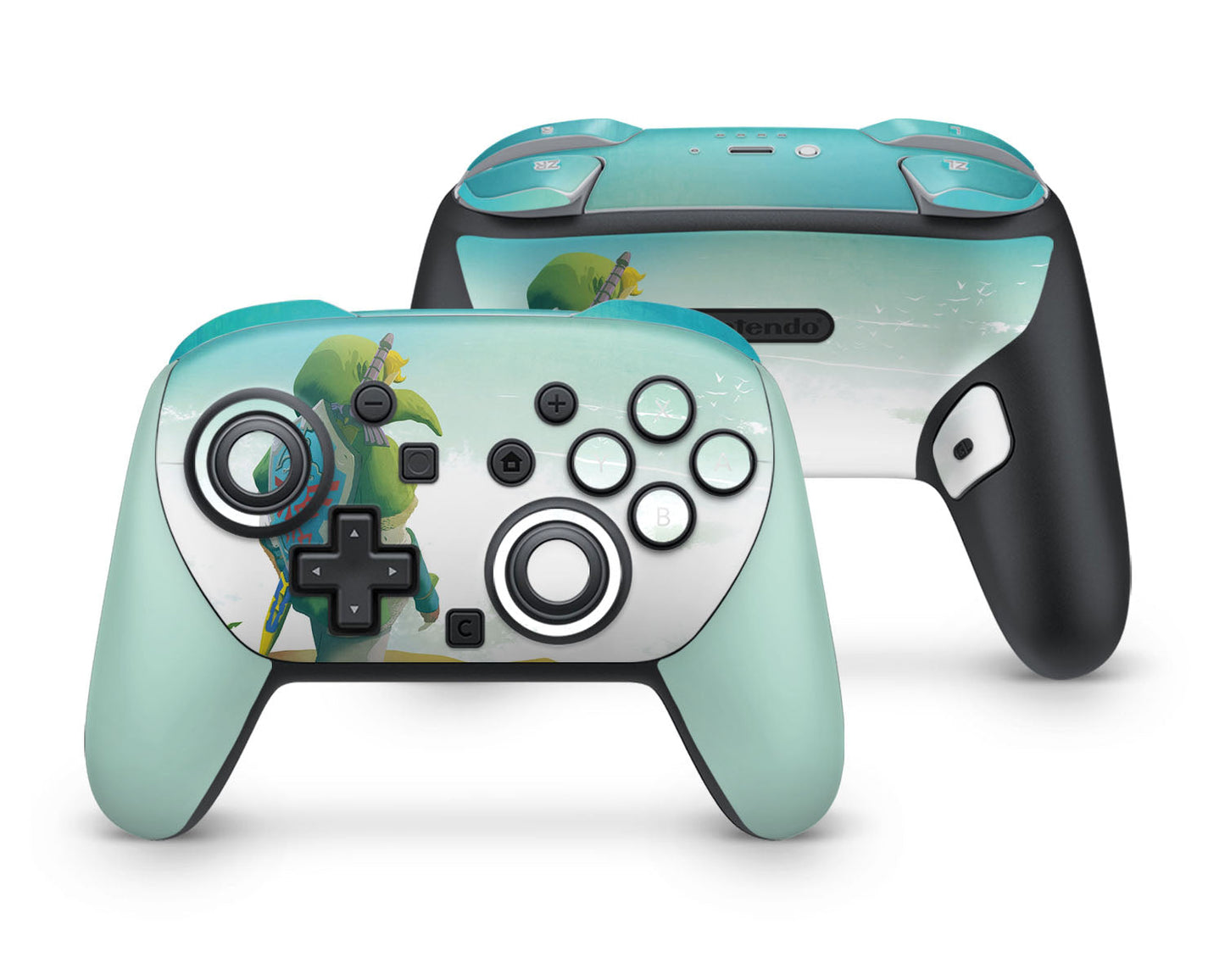 Lux Skins Nintendo Switch 2 Pro Controller Legend of Zelda MinimalistSkins - Pop culture Zelda Skin