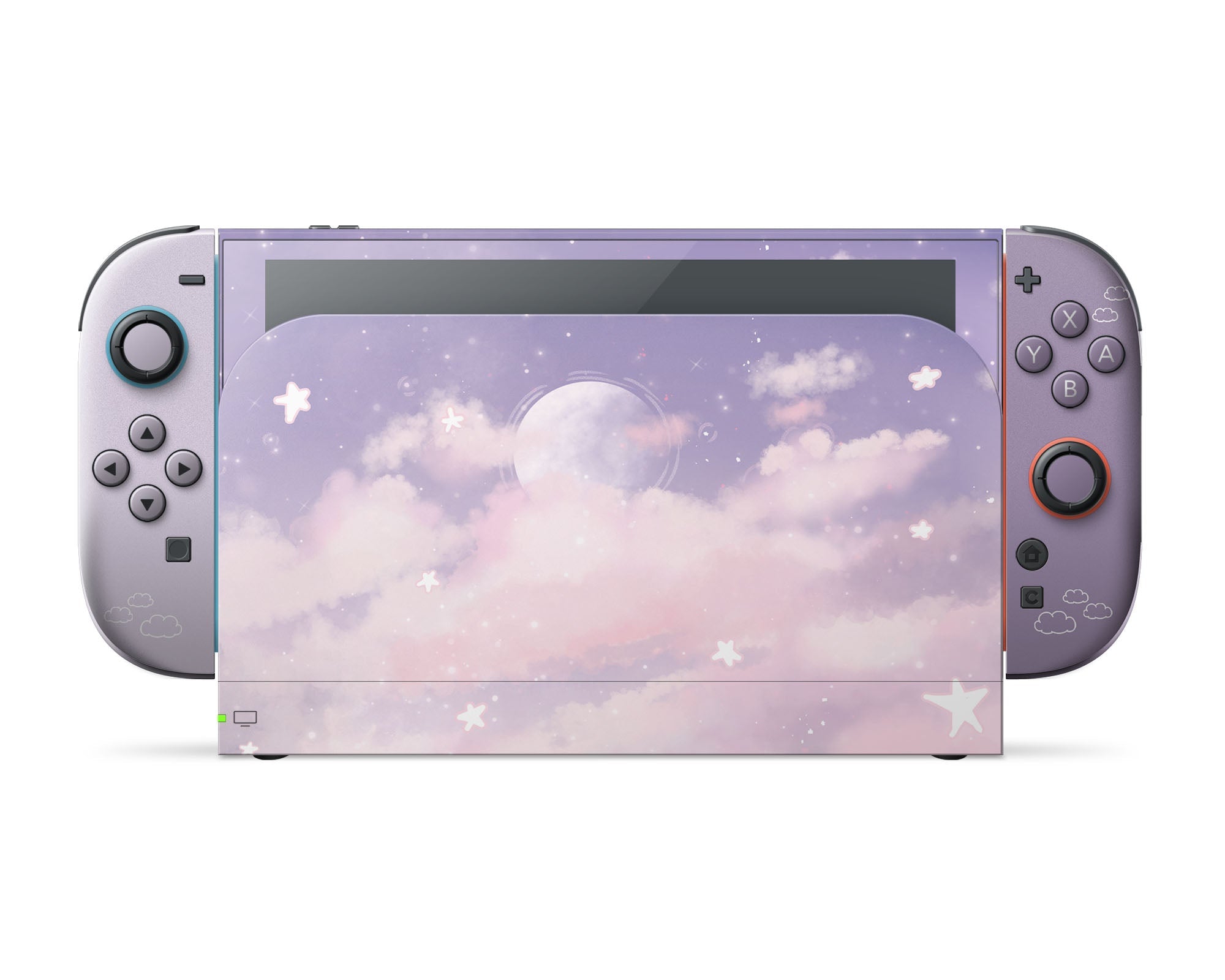 Purple Clouds Nintendo Switch 2 Skin Lux Skins Official purple-clouds-nintendo-switch-2-skin-lux-skins-official