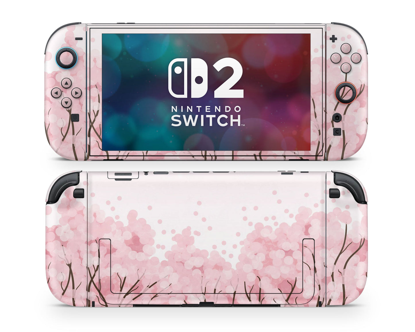 Lux Skins Nintendo Switch 2 Cherry Blossom Tree Classic no logo Skins - Art Floral Skin