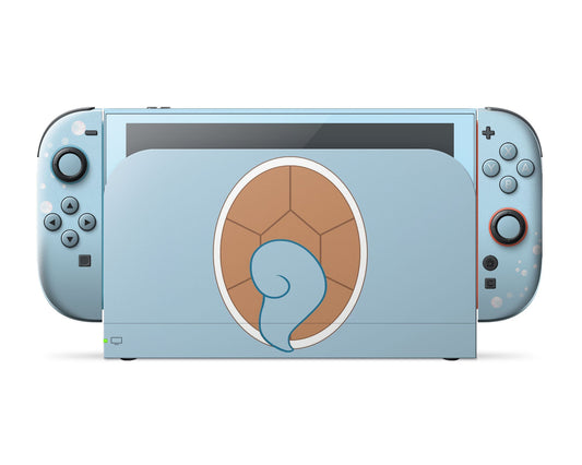 Lux Skins Nintendo Switch 2 Pokemon Squirtle Minimalist Full Set Skins - Pop culture Pokemon Skin