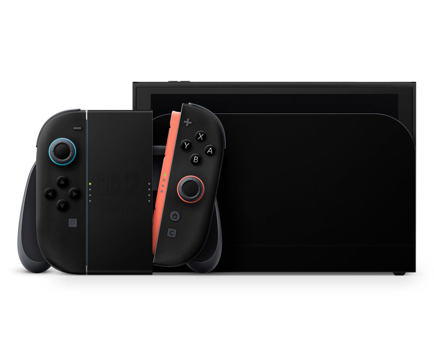 Lux Skins Nintendo Switch 2 Matte Black Classic no logo Skins - Solid Colours Pastel Series Skin