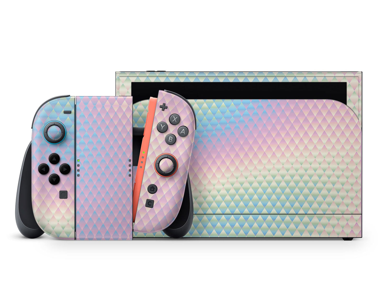 Lux Skins Nintendo Switch 2 Holographic Diamond Classic no logo Skins - Pattern Skin