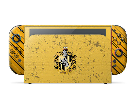 Lux Skins Nintendo Switch 2 Harry Potter Hufflepuff Full Set Skins - Pop culture Harry Potter Skin