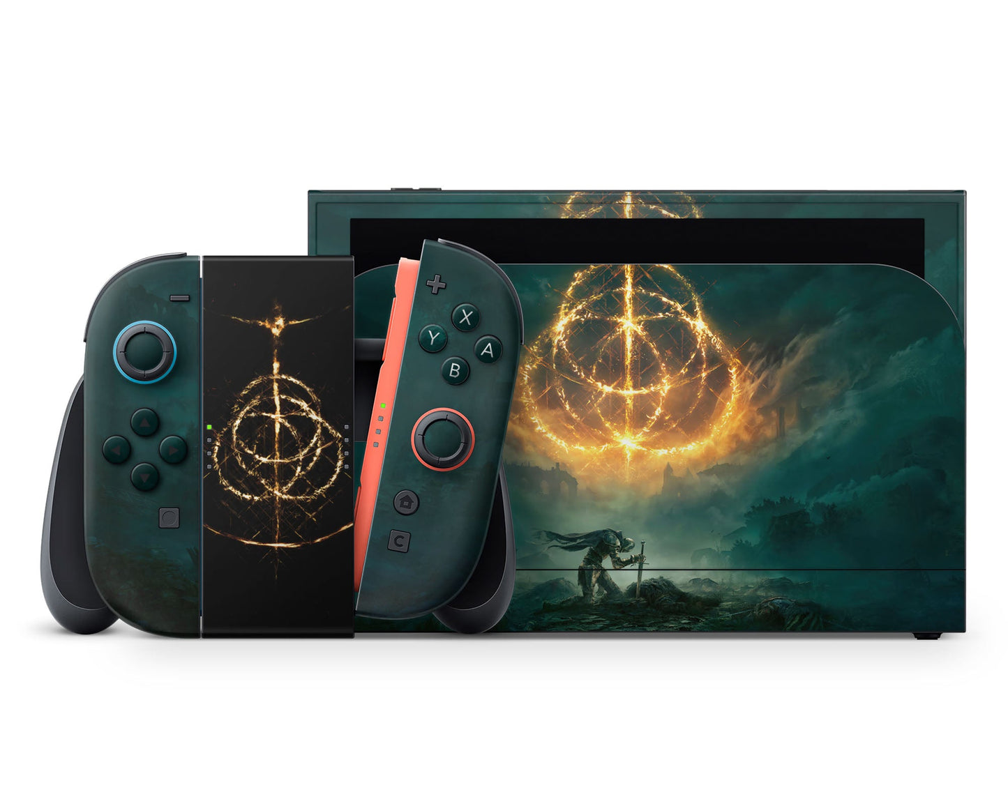 Lux Skins Nintendo Switch 2 Elden Ring Full Set +Tempered Glass Skins - Pop culture Skin