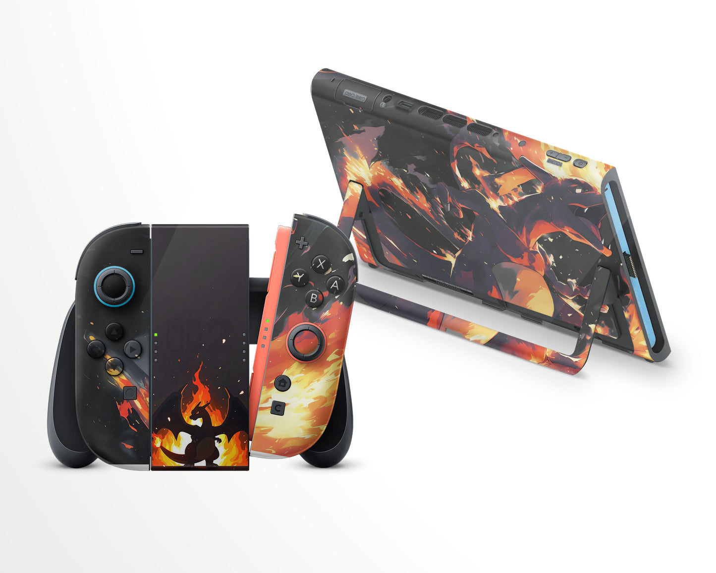 Fiery Charizard Nintendo Switch 2 Skin