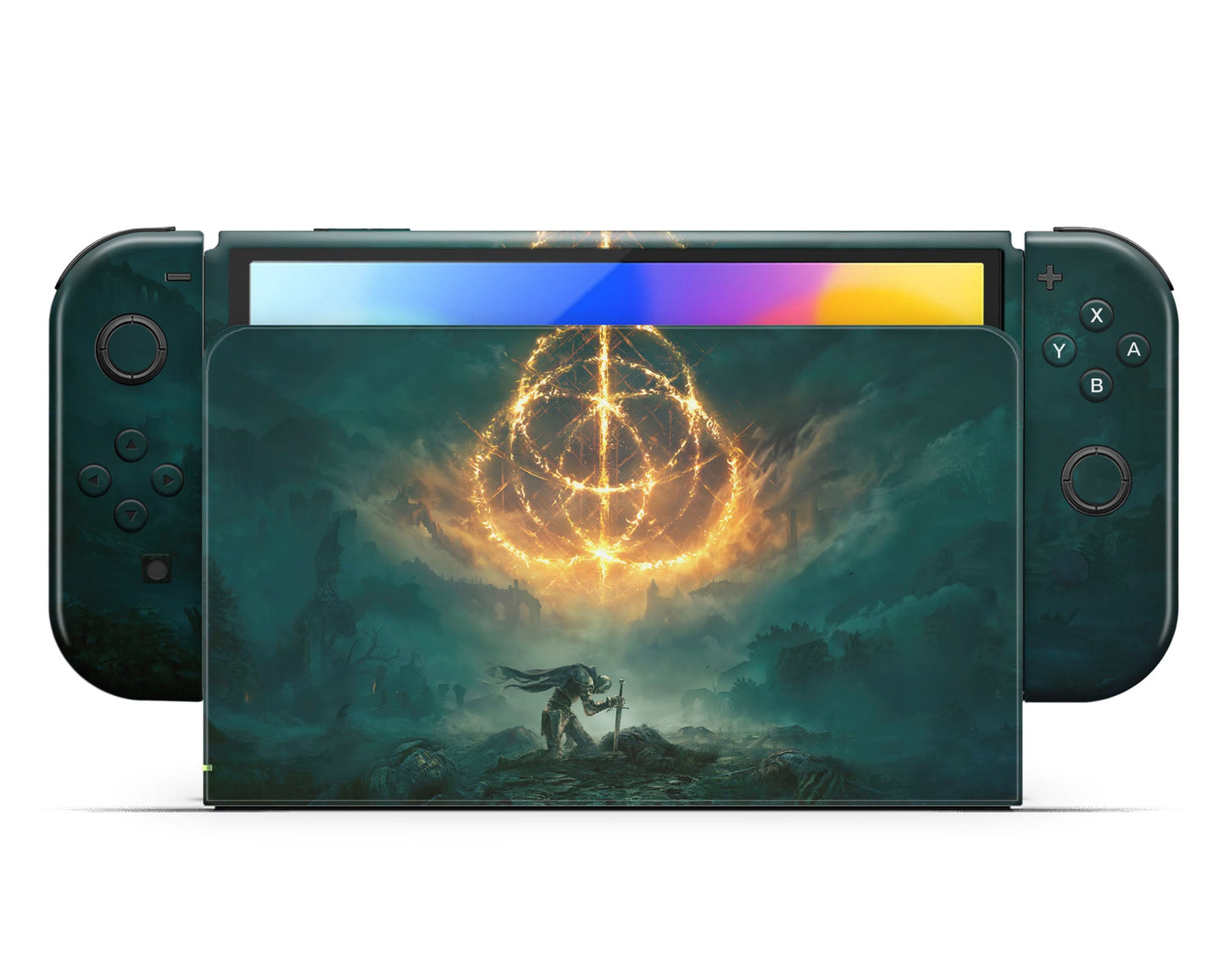 Lux Skins Nintendo Switch OLED Elden Ring Full Set +Tempered Glass Skins - Pop culture Skin