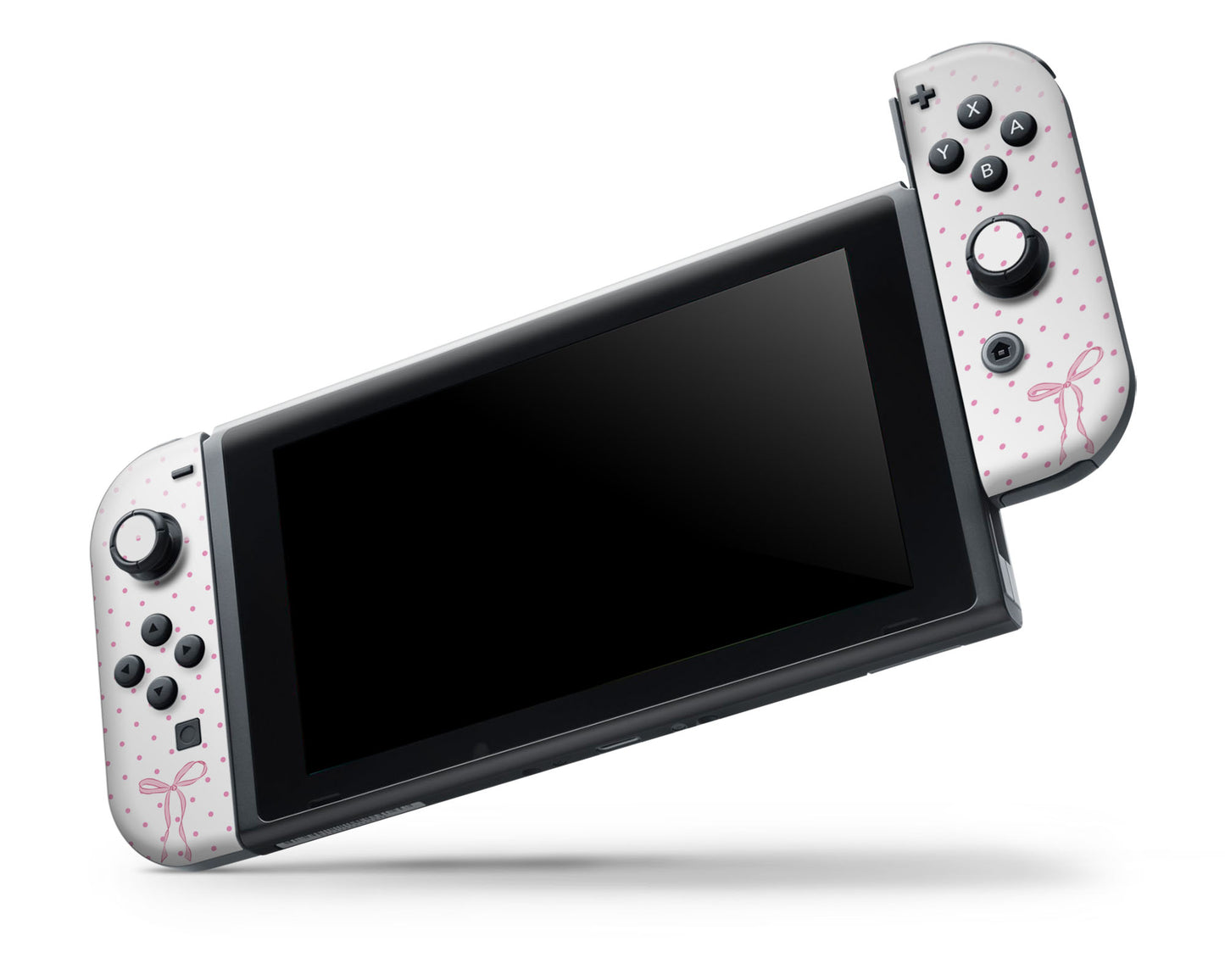 Cute Pink Bow Nintendo Switch OLED Skin