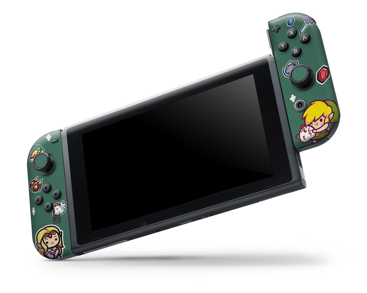 Chibi Zelda Nintendo Switch OLED Skin