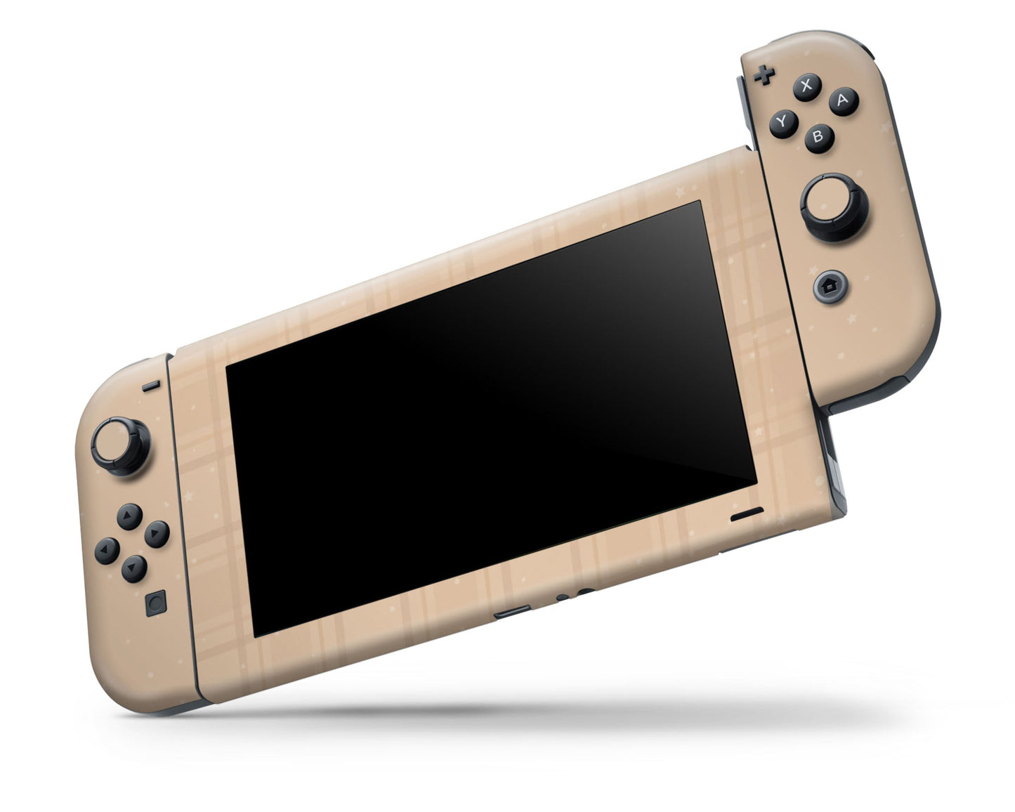 Lux Skins Nintendo Switch Brown Mushroom Cutie Full Set Skins - Art Floral Skin