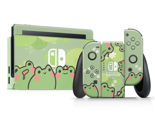 Lux Skins Nintendo Switch Froggy Matcha Full Set Skins - Animal  Skin