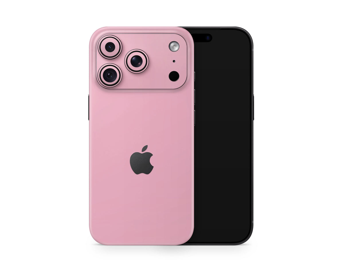 Lux Skins iPhone Signature Pink iPhone 18 Pro Skins - Solid Colours Pastel Series 18 Pro & Pro Max Skin