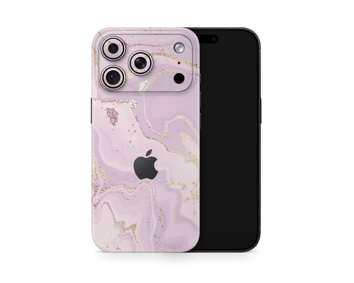 Lux Skins iPhone Ethereal Lavender Marble iPhone 18 Pro Skins - Pattern Marble 18 Pro & Pro Max Skin
