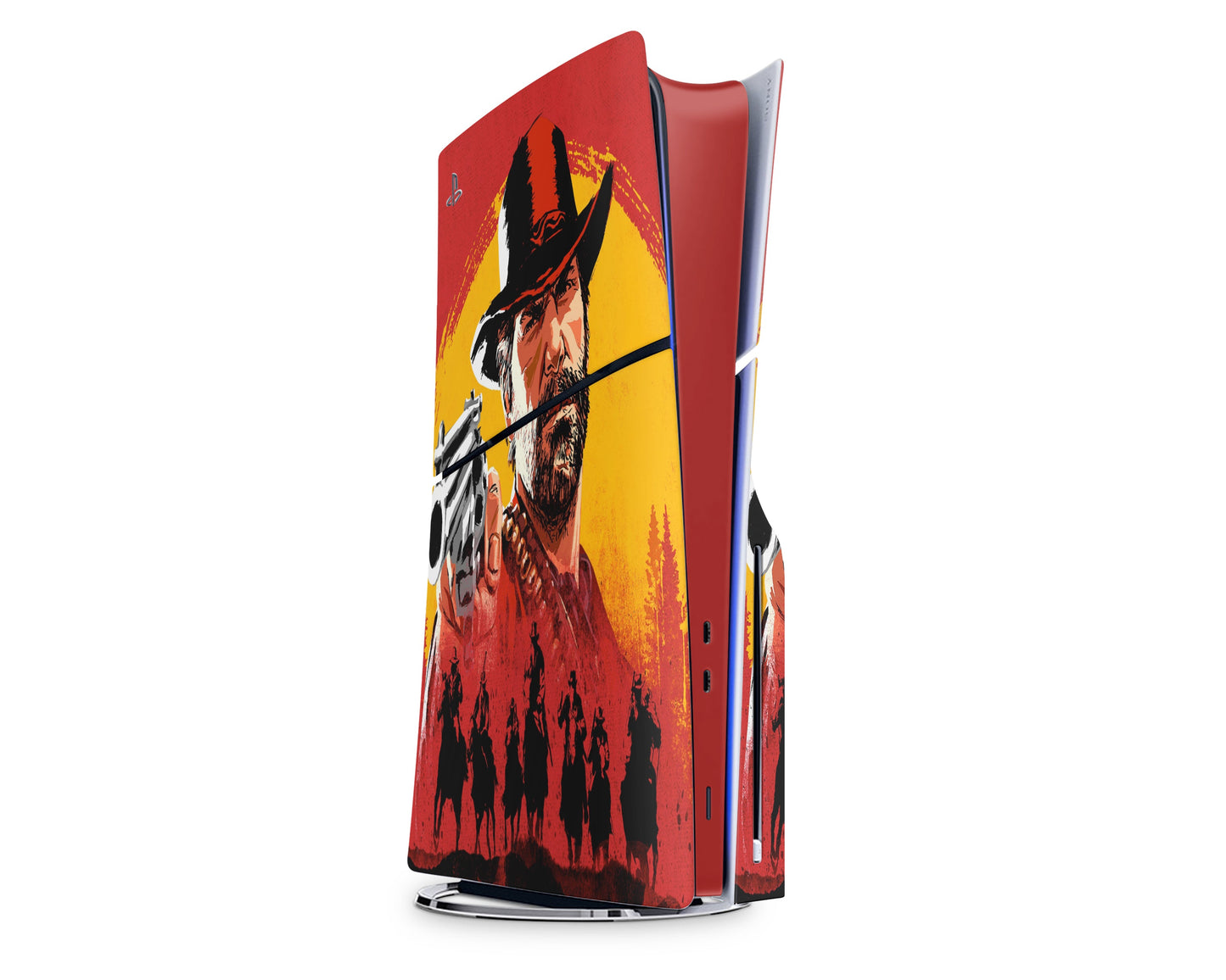 Lux Skins PS5 Slim Red Dead Redemption PS5 Slim Skins - Pop culture Skin