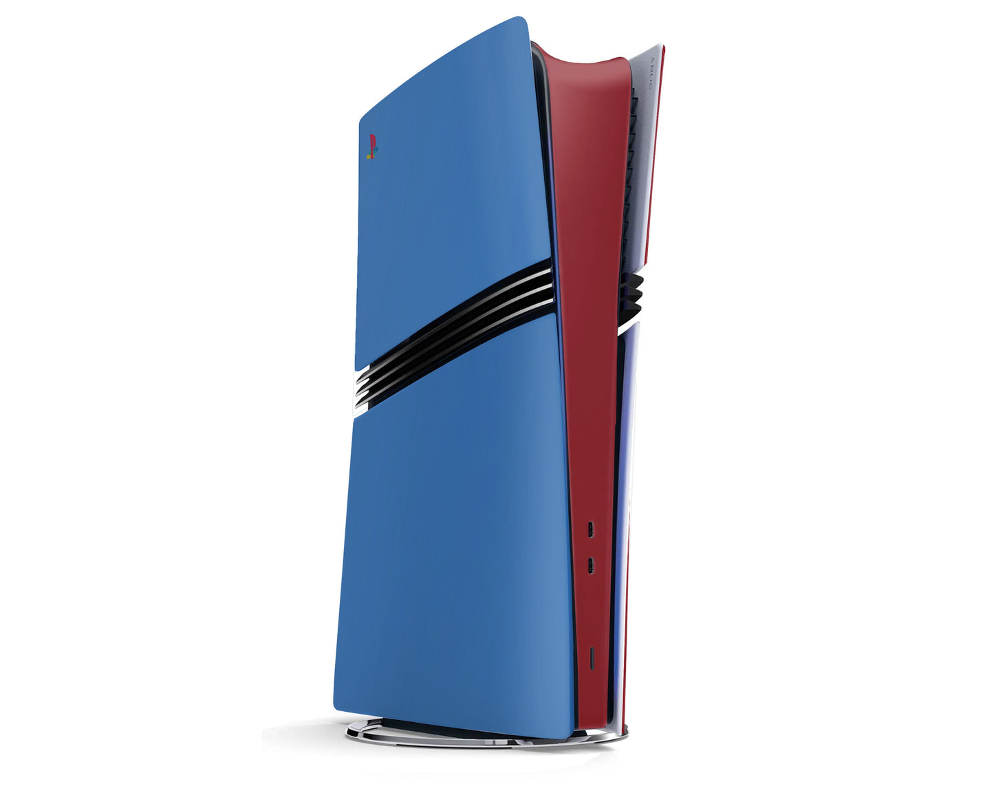 Lux Skins PS5 Pro Retro Fearless Color Blocking PS5 Pro Skins - Solid Colours Colour Blocking Skin