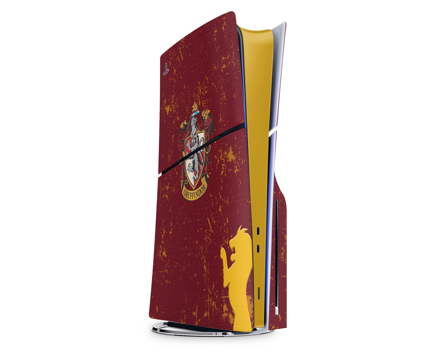 Lux Skins PS5 Slim Harry Potter Gryffindor PS5 Slim Skins - Pop culture Harry Potter Skin