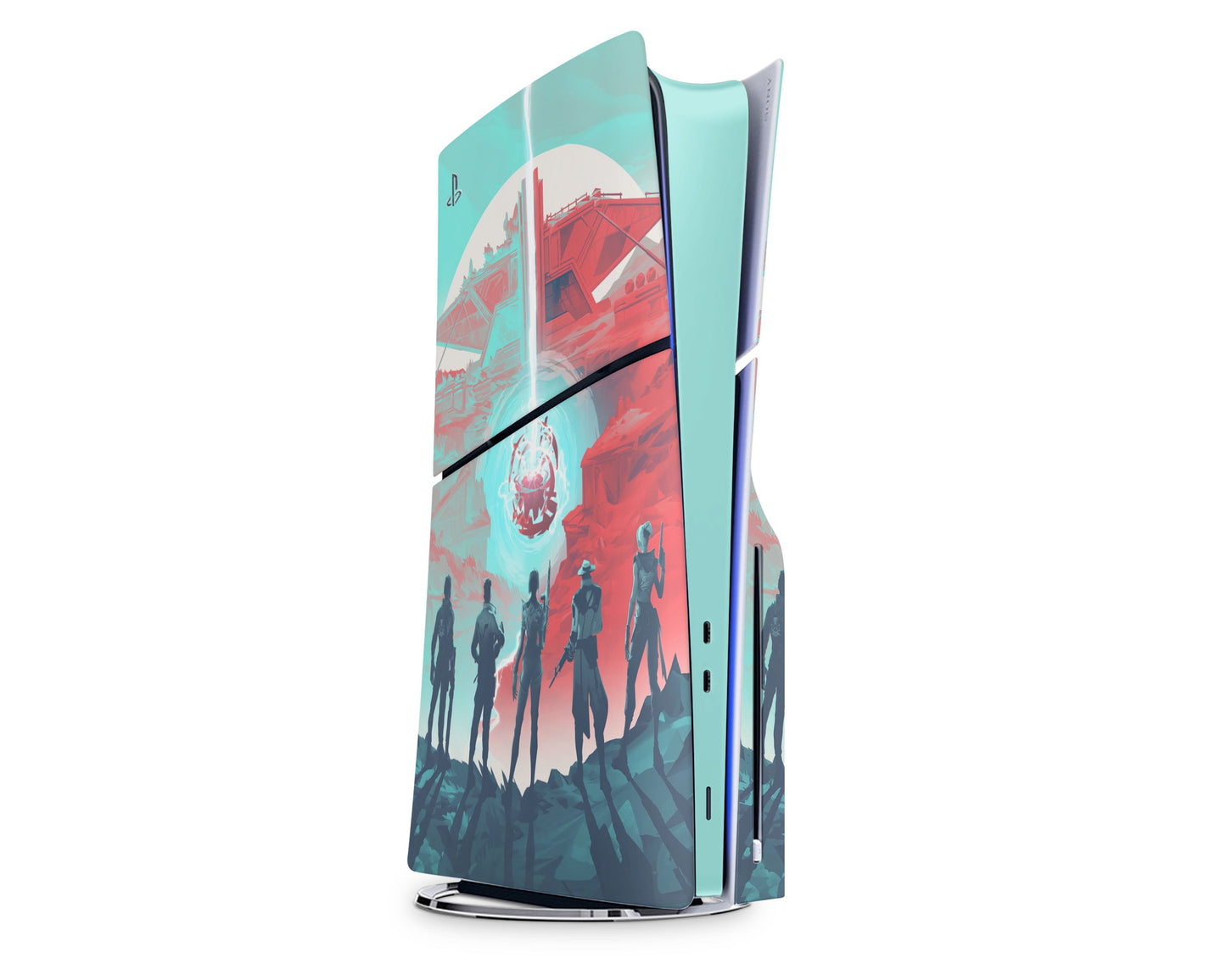 Lux Skins PS5 Slim Valorant Minimalist PS5 Slim Skins - Pop culture Skin
