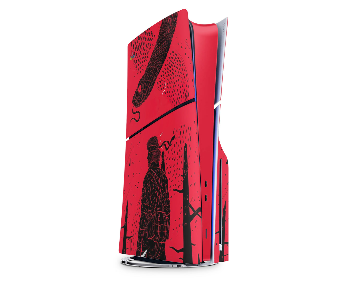 Metal Gear Red Minimalist PS5 Pro Skin