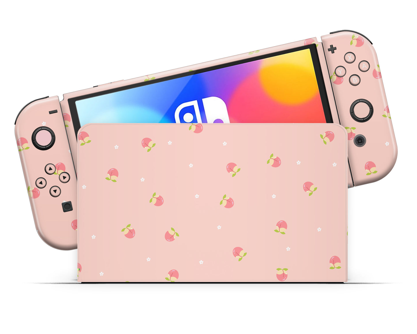 Animal Crossing Peach Nintendo Switch Skin