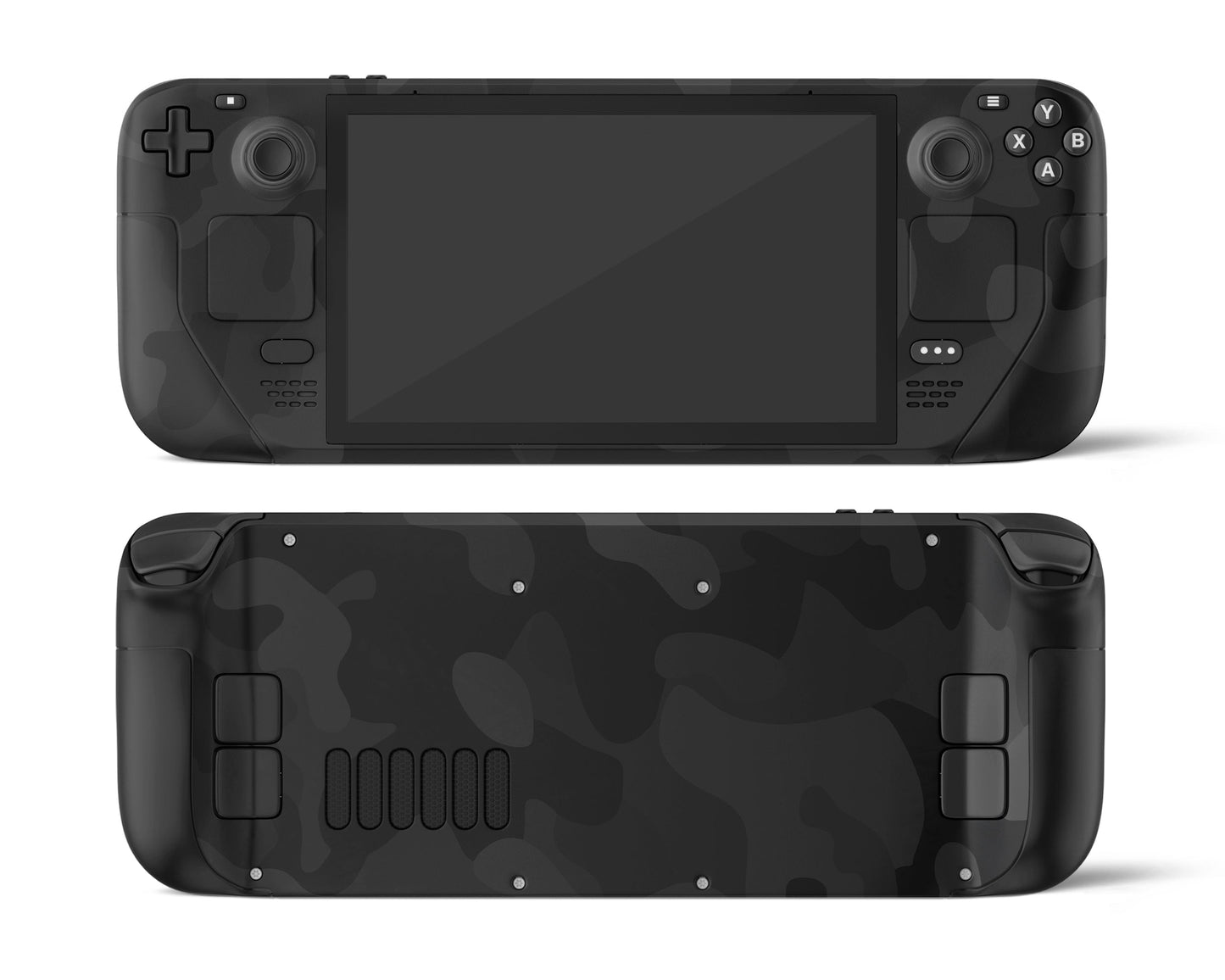 Lux Skins Steam Deck Black Camo Full Set Skins - Pattern Skin