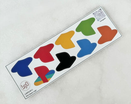 Classic PS5 Logo Underlay Set PlayStation Decals