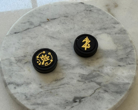 Zelda Black Gold Thumb Grips