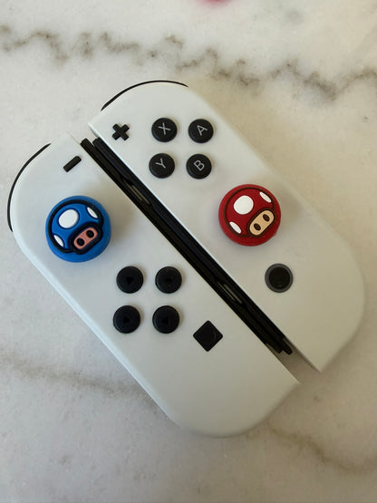 Mario Mushrooms Switch 2 Thumb Grips