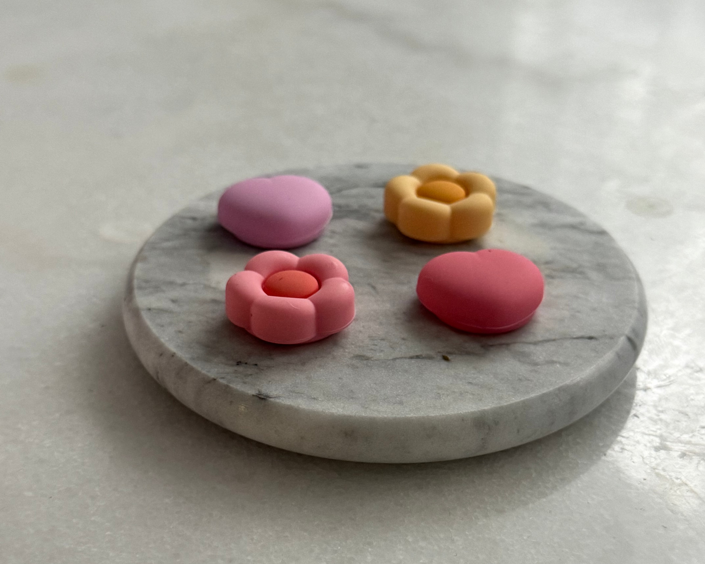 Love and Petals Switch 2 Thumb Grips