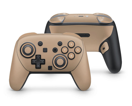 Lux Skins Nintendo Switch 2 Pro Controller LatteSkins - Solid Colours Natural Series Skin