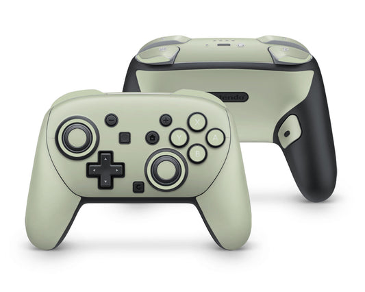 Lux Skins Nintendo Switch 2 Pro Controller MatchaSkins - Solid Colours Natural Series Skin