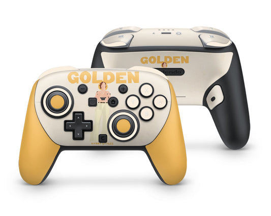 Lux Skins Nintendo Switch 2 Pro Controller Harry Styles You're So GoldenSkins - Pop culture Harry Styles Skin