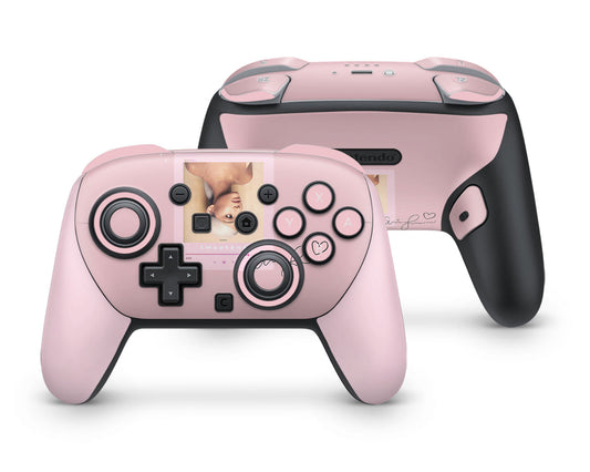 Lux Skins Nintendo Switch 2 Pro Controller Ariana Grande SweetenerSkins - Pop culture Ariana Grande Skin