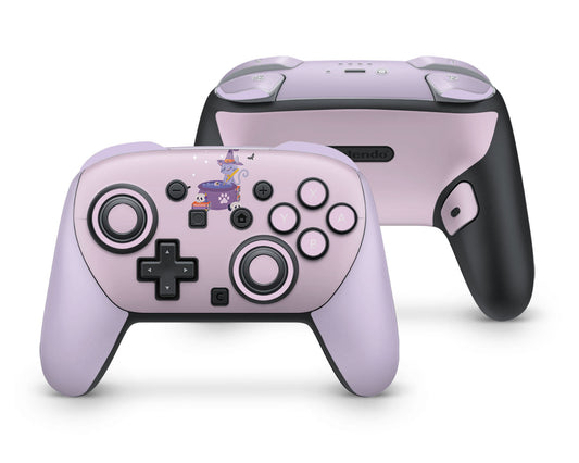 Lux Skins Nintendo Switch 2 Pro Controller Cute Kitty Cat Witch CauldronSkins - Art Animals Skin