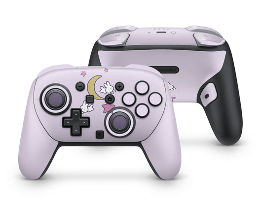 Lux Skins Nintendo Switch 2 Pro Controller Sailor Moon Purple MinimalistSkins - Pop culture Sailor Moon Skin