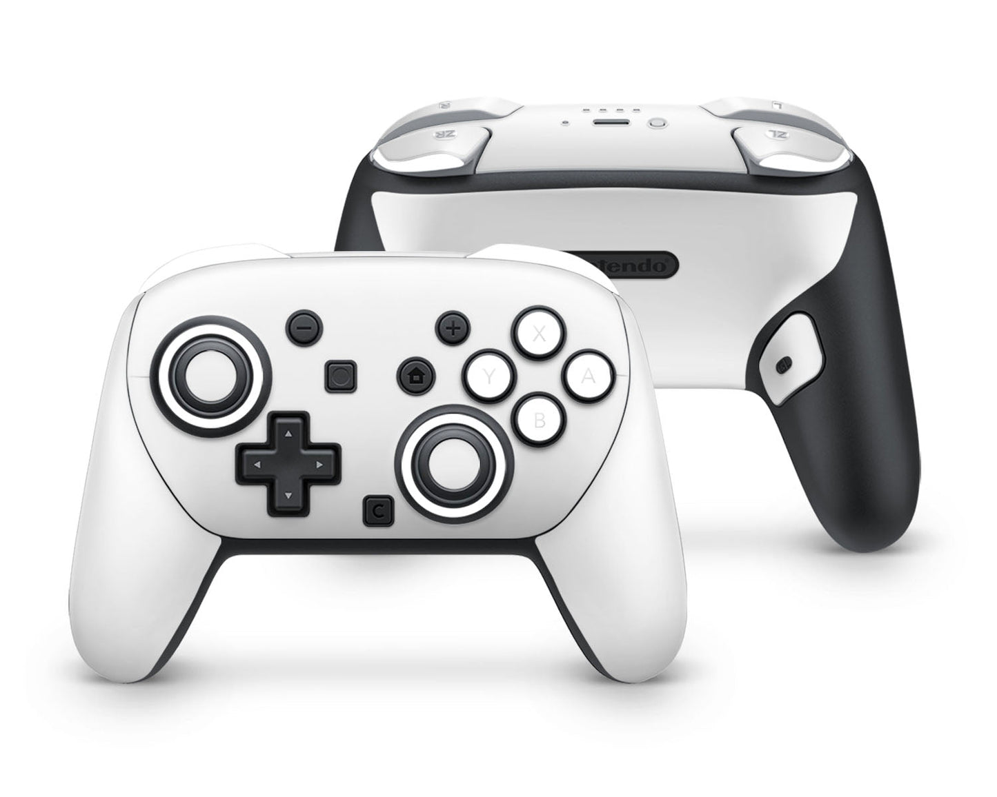 Lux Skins Nintendo Switch 2 Pro Controller Avalanche WhiteSkins - Solid Colours Solid Colours Skin