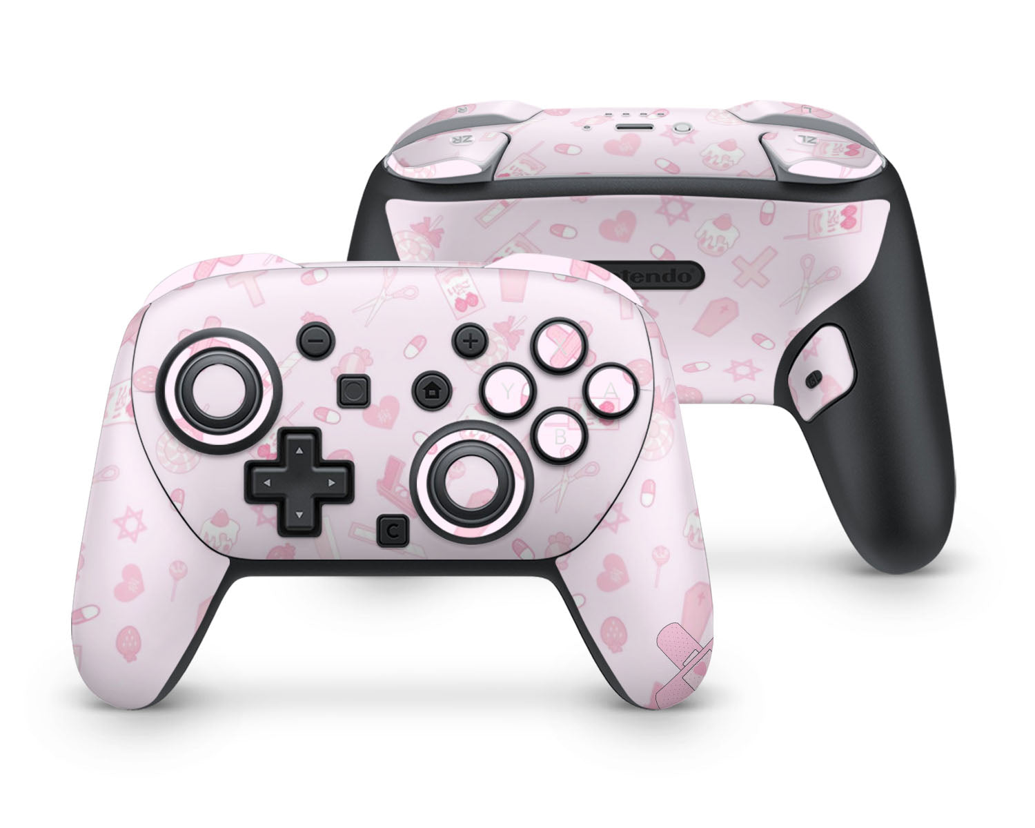 I Love Pink Nintendo Switch 2 Pro Controller Skin – Lux Skins Official