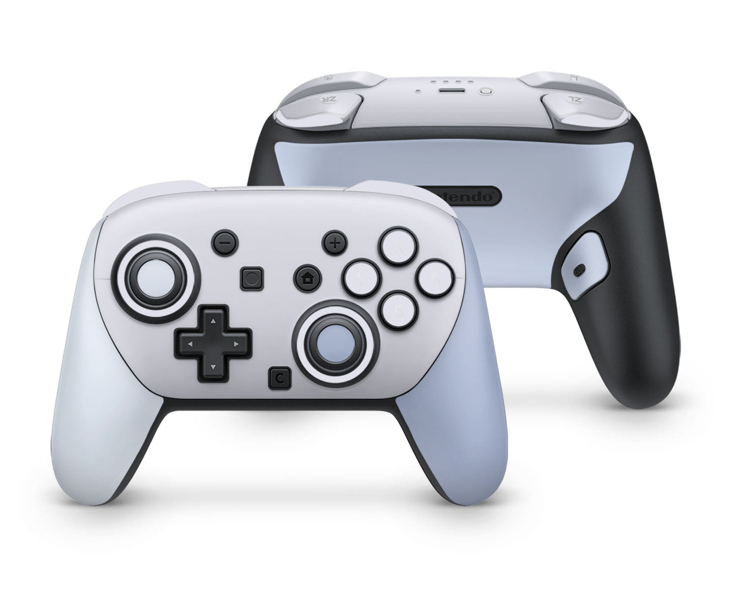 Lux Skins Nintendo Switch 2 Pro Controller Winter WonderlandSkins - Solid Colours Colour Blocking Skin
