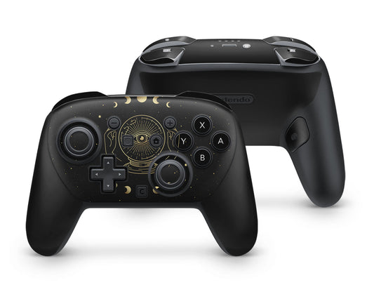 Lux Skins Nintendo Switch 2 Pro Controller Crystal Ball All Seeing Eye Tarot CardSkins - Pattern Abstract Skin