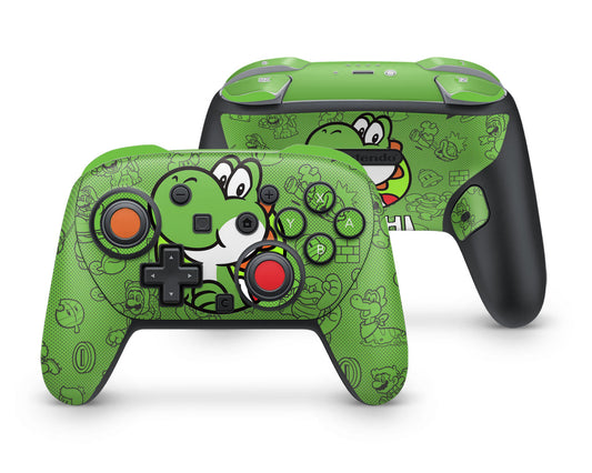 Lux Skins Nintendo Switch 2 Pro Controller Yoshi MinimalistSkins - Pop Culture Mario Skin