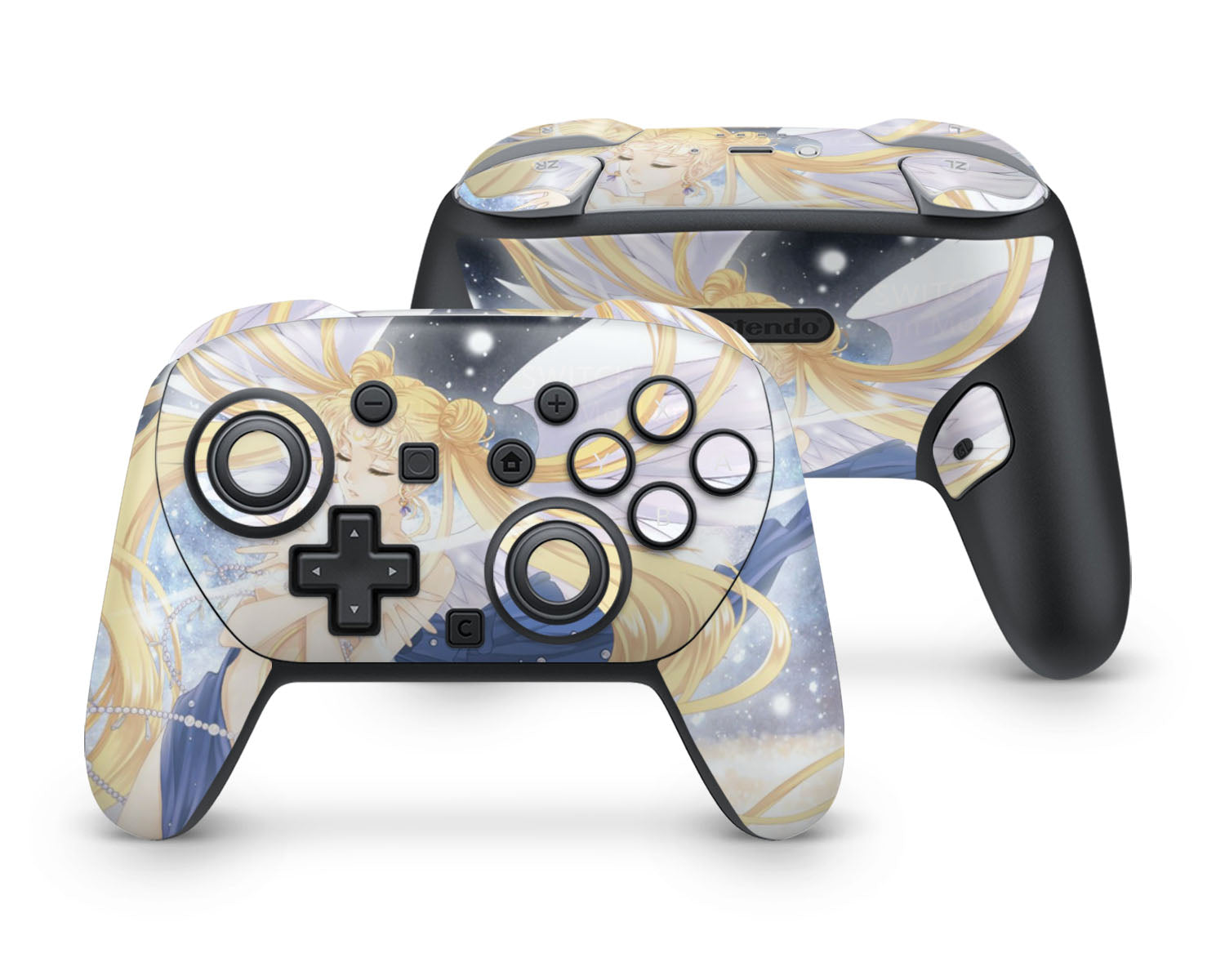 Sailor Moon Artistic Blue Nintendo Switch 2 Pro Controller Skin – Lux ...