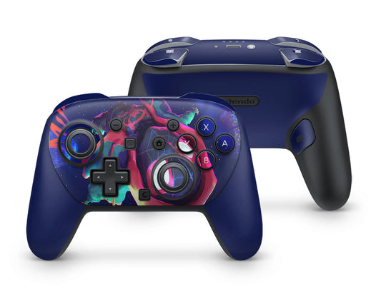 Lux Skins Nintendo Switch 2 Pro Controller Spiderman Spiderverse Miles MoralesSkins - Pop culture Spiderman Skin