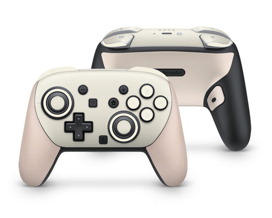 Lux Skins Nintendo Switch 2 Pro Controller Hazelnut LatteSkins - Solid Colours Colour Blocking Skin