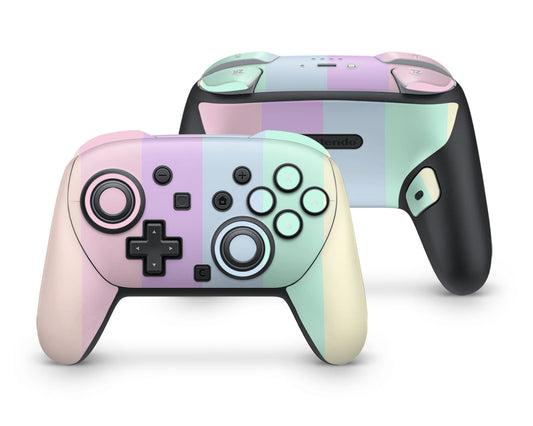 Lux Skins Nintendo Switch 2 Pro Controller Pastel StripesSkins - Art  Skin