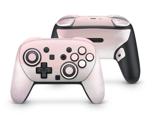 Lux Skins Nintendo Switch 2 Pro Controller Hazy Pastel CloudsSkins - Art Clouds Skin