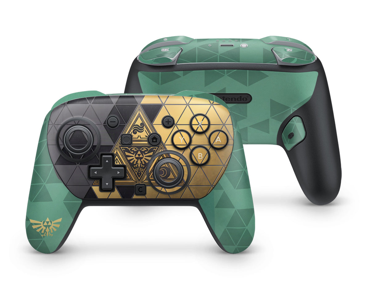 Lux Skins Nintendo Switch 2 Pro Controller Legend of ZeldaSkins - Pop culture Zelda Skin