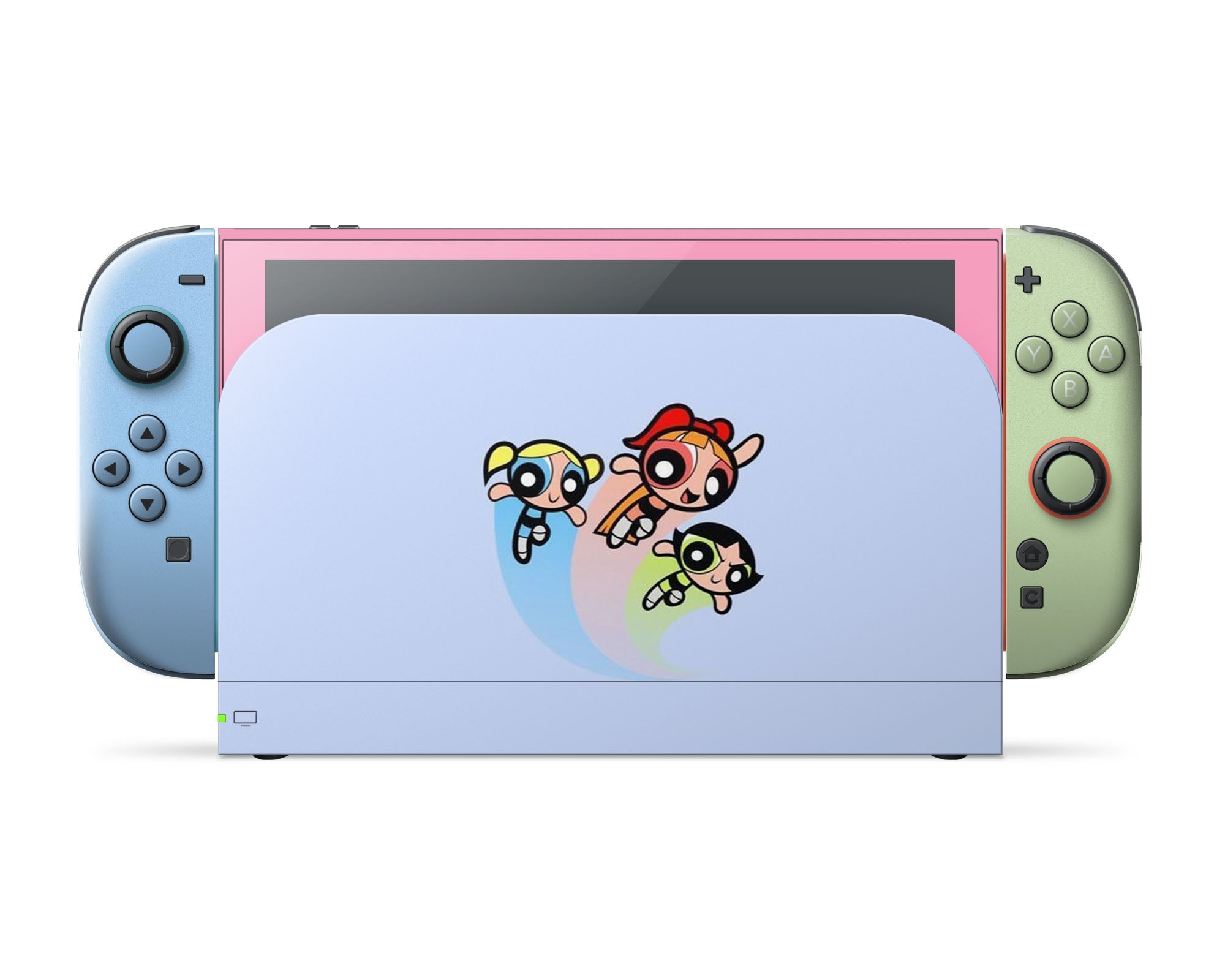 Powerpuff Girls Pastel Blue Nintendo Switch 2 Skin – Lux Skins Official