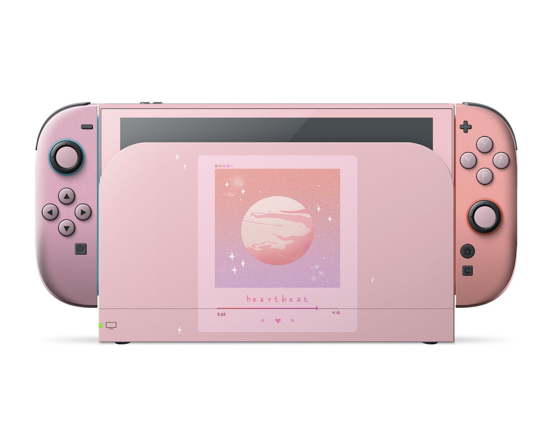 Lux Skins Nintendo Switch 2 BTS Heartbeat Full Set Skins - Pop culture BTS Skin