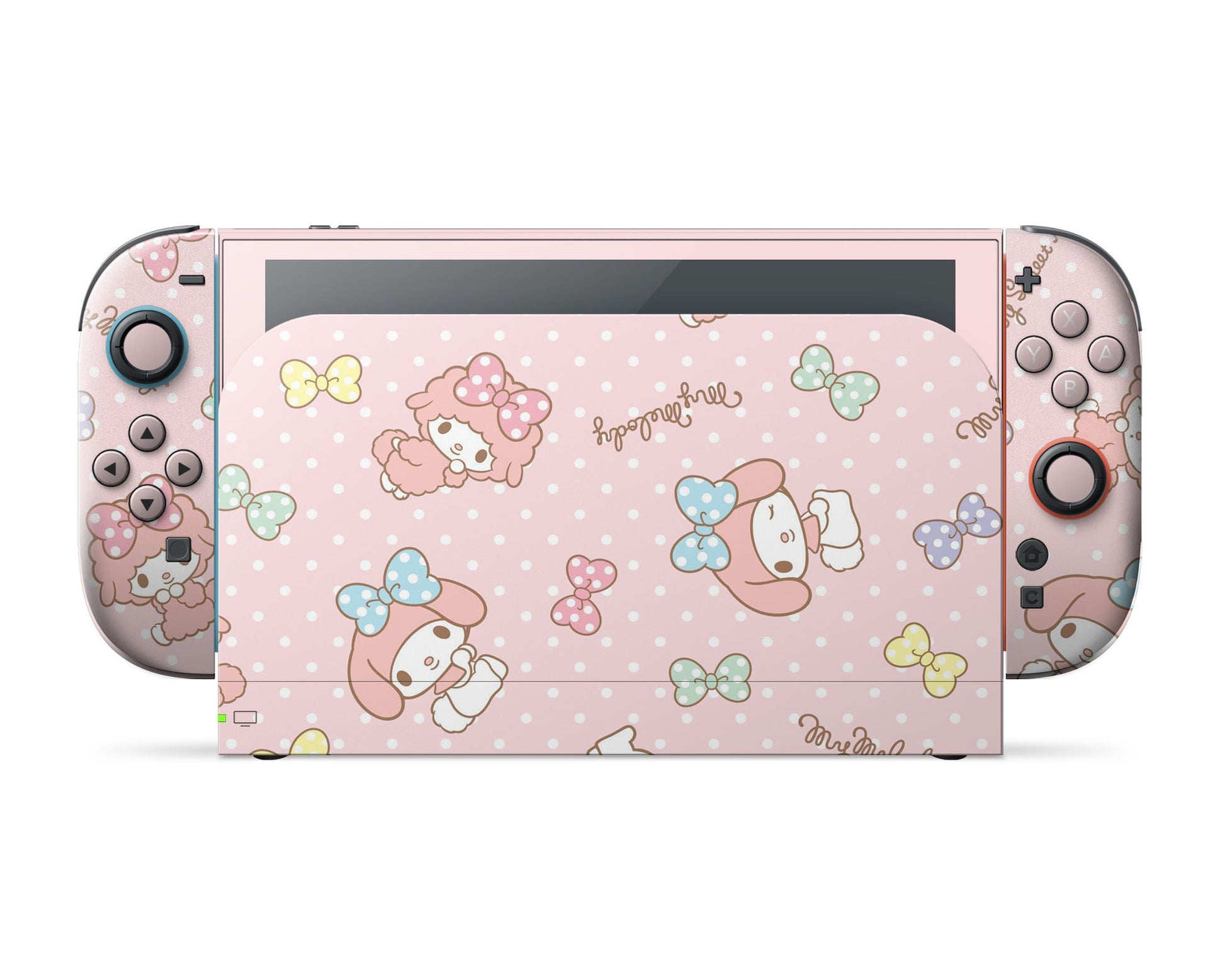 Lux Skins Nintendo Switch 2 My Melody Pink Classic no logo Skins - Pop culture Sanrio Skin