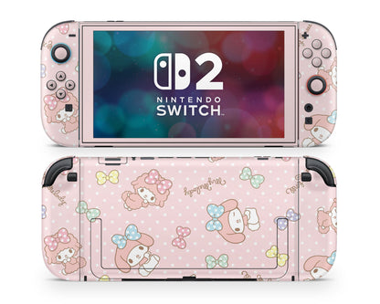 My Melody Pink Nintendo Switch 2 Skin
